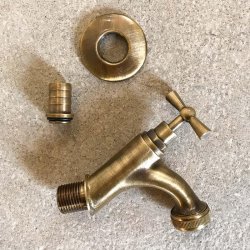 ROBINET CANNE LAITON