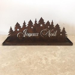 DÉCORATION FORÊT JOYEUX NOËL